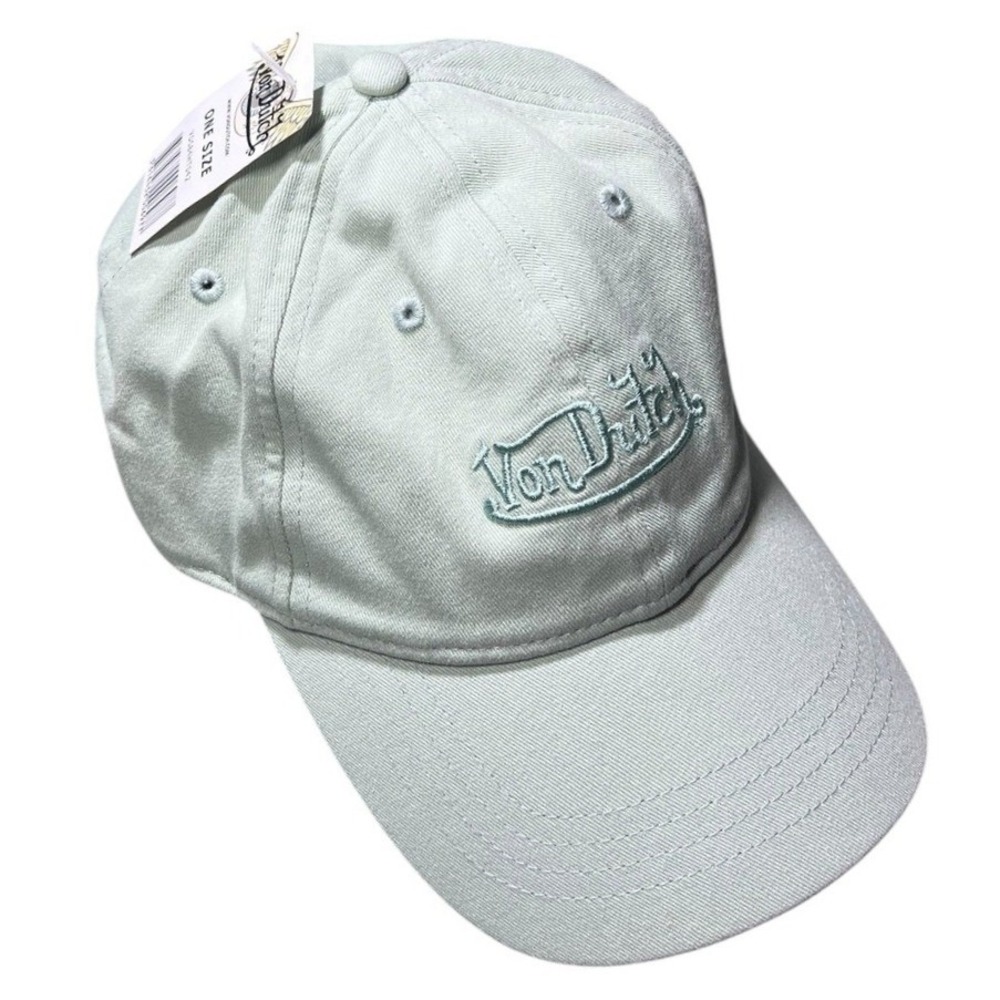 Von Dutch Dad Hat | Mint Sage Green Tone| Brand New With Tags |Y2K Streetwear